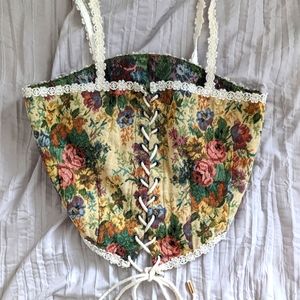 SheIn Floral Corset